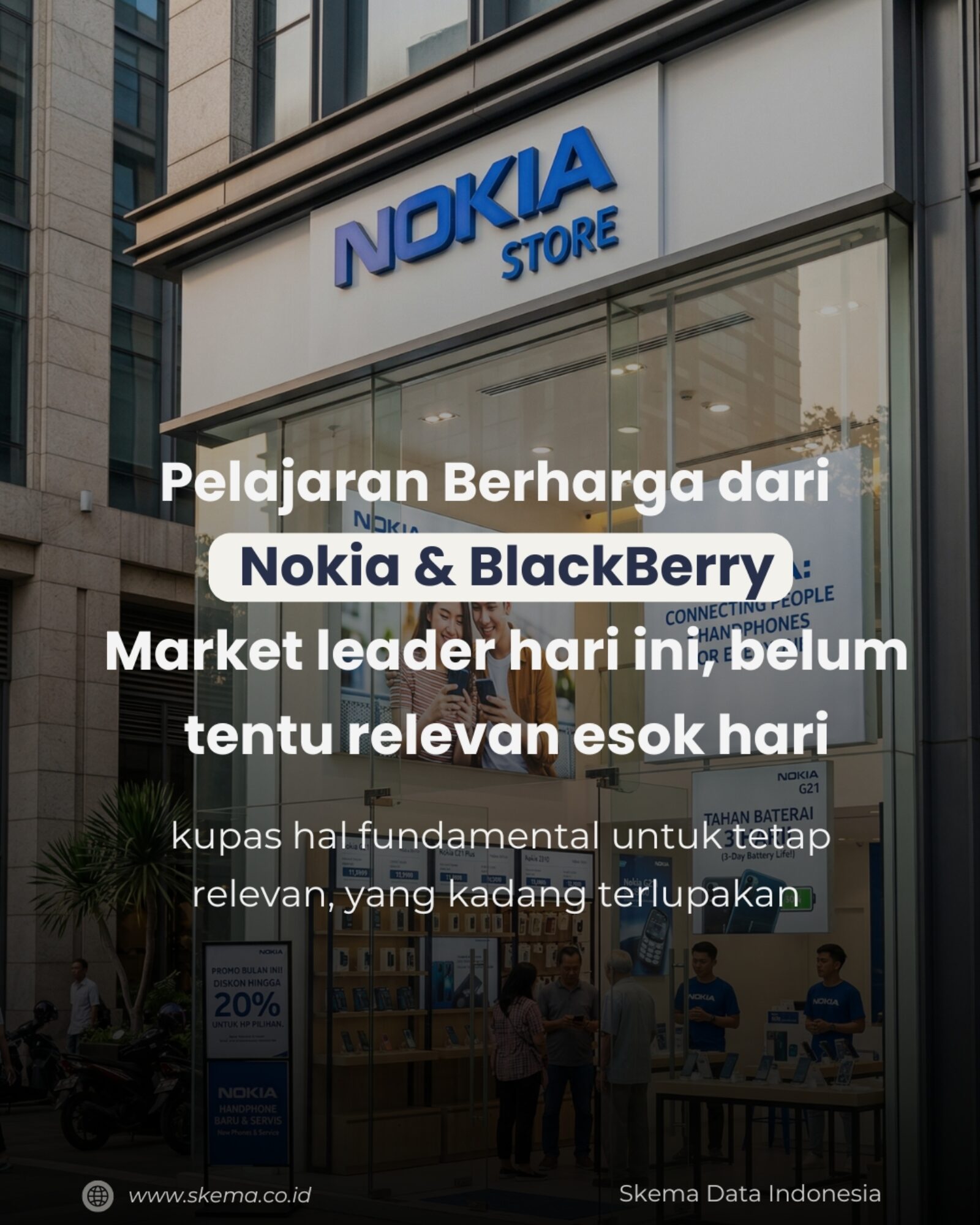 Pelajaran Berharga dari Perjalanan Brand Nokia & BlackBerry. Market leader hari ini, belum tentu relevan esok hari